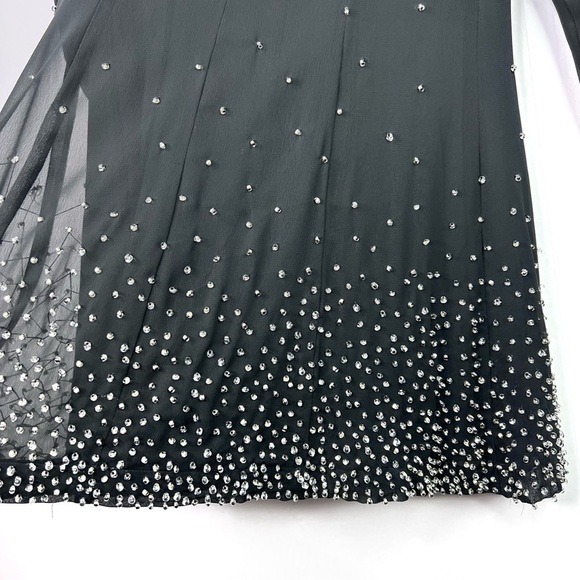 Vivienne Tam East Wind Code Vintage Beaded Embellished Blazer Jacket Black - Picture 9 of 10